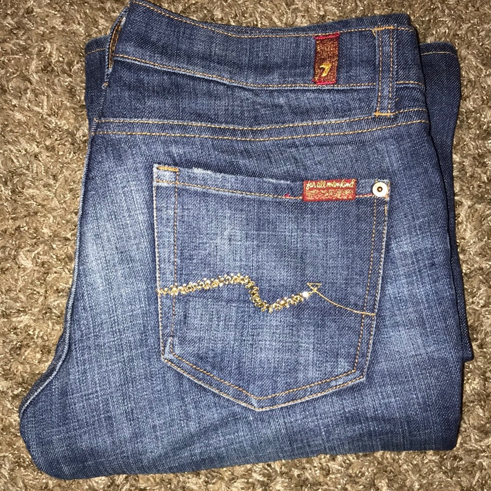 7 for all mankind Jeans Size 27 Inseam 33 inches